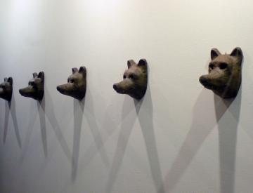 Wolf masks for Perestroika Songspiel, 2011