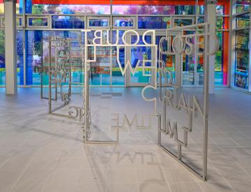 9 Sabine Hornig: Im Zwischenraum des utopischen Gedächtnisses, Installationsansicht