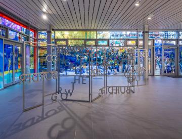 1 Sabine Hornig: Im Zwischenraum des utopischen Gedächtnisses, Installationsansicht