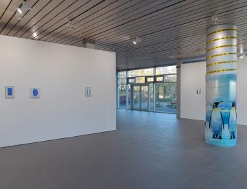 1 Frank Nitsche, BLUE ACID CAMP, Installationsansicht